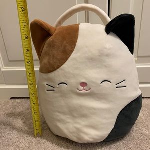 Squishmallow Cam Cat treat pail . New without tags